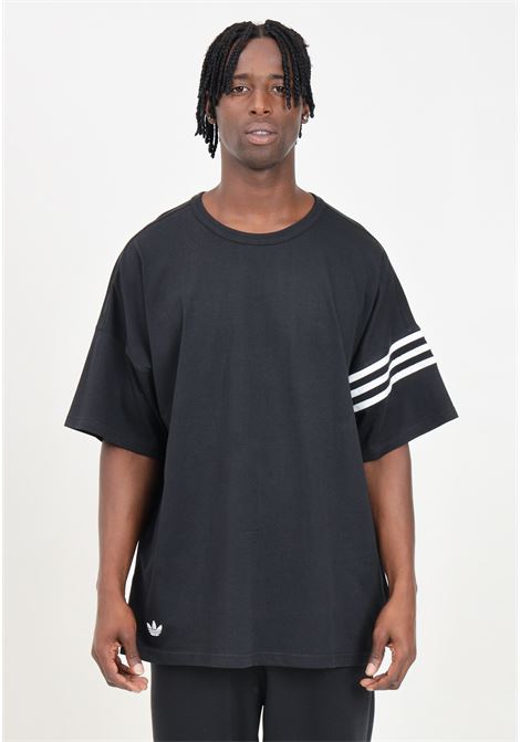 T-shirt a manica corta NEUCLASSICS nera da uomo ADIDAS ORIGINALS | IW0972.